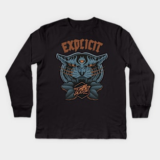 Explicit Tyger Kids Long Sleeve T-Shirt